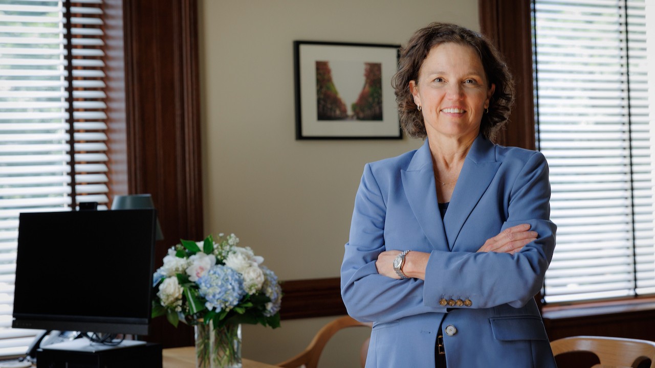 Columbia University Interim President Katrina Armstrong