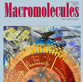 Cover art for Macromolecules Journal. Cover art for Macromolecules Journal