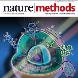 Cover art for Nature Methods Journal. Cover art for Nature Methods Journal